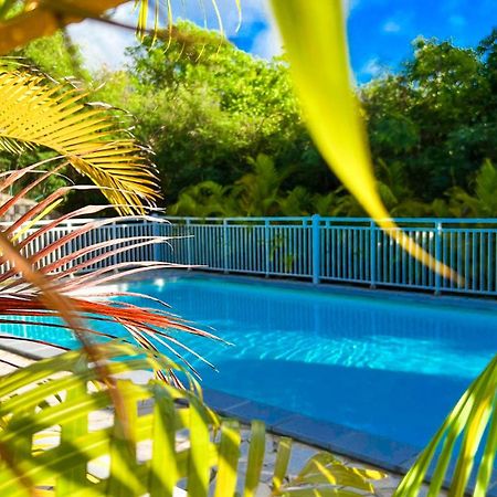 Magnifique Appartement Fleurs Caraibes - 6 Personnes En Residence Avec Piscine Privee - Sainte Anne Bagian luar foto