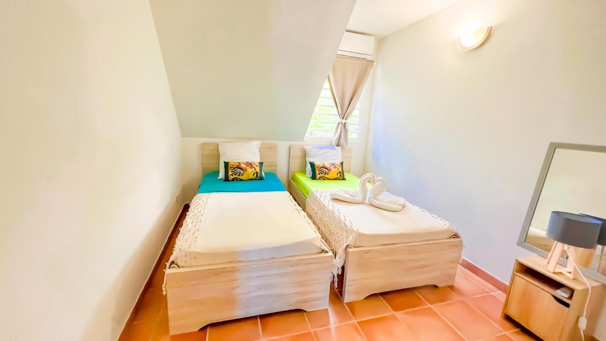 Magnifique Appartement Fleurs Caraibes - 6 Personnes En Residence Avec Piscine Privee - Sainte Anne Bagian luar foto