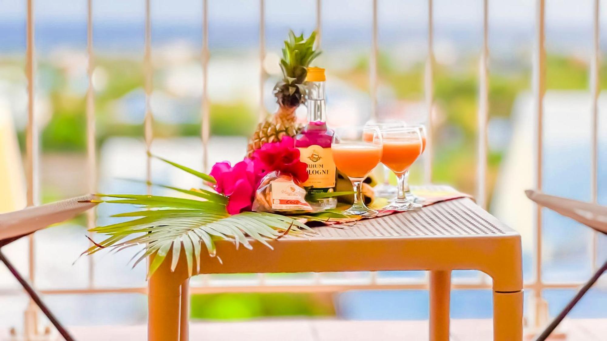 Magnifique Appartement Fleurs Caraibes - 6 Personnes En Residence Avec Piscine Privee - Sainte Anne Bagian luar foto