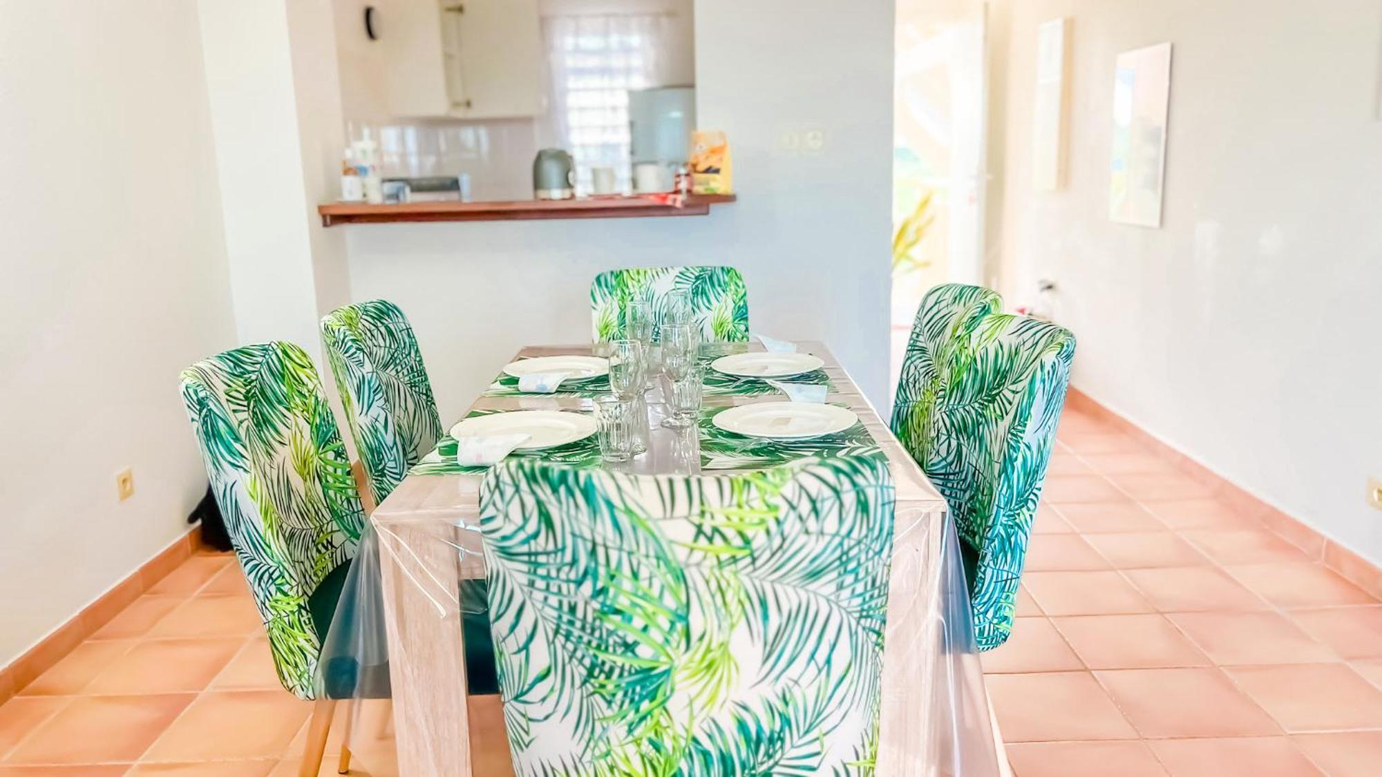Magnifique Appartement Fleurs Caraibes - 6 Personnes En Residence Avec Piscine Privee - Sainte Anne Bagian luar foto